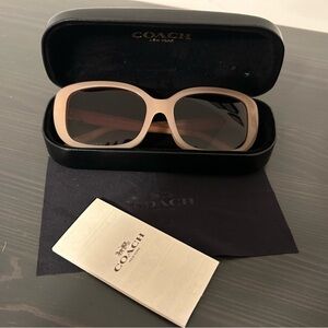 Coach Women's Tan Sunglasses